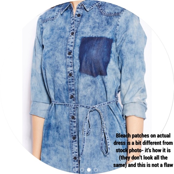 👯‍♀️Host Pick⚡️Noisy May Patric Denim Shirt Dress - Picture 3 of 12